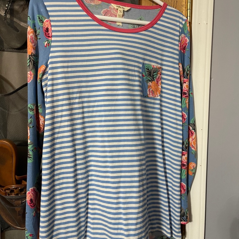 Matilda Jane women’s Pajama Top Medium